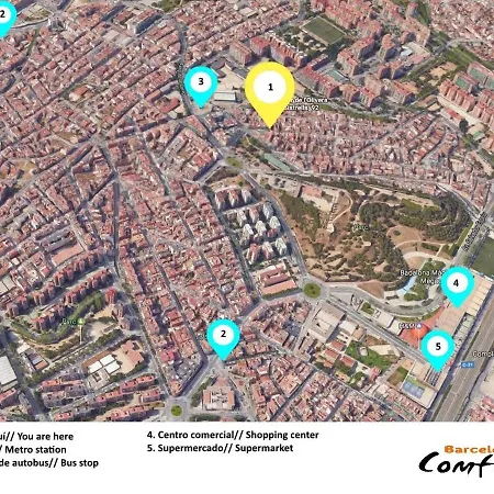 Nice Cozy With Patio 公寓 Santa Coloma de Gramanet